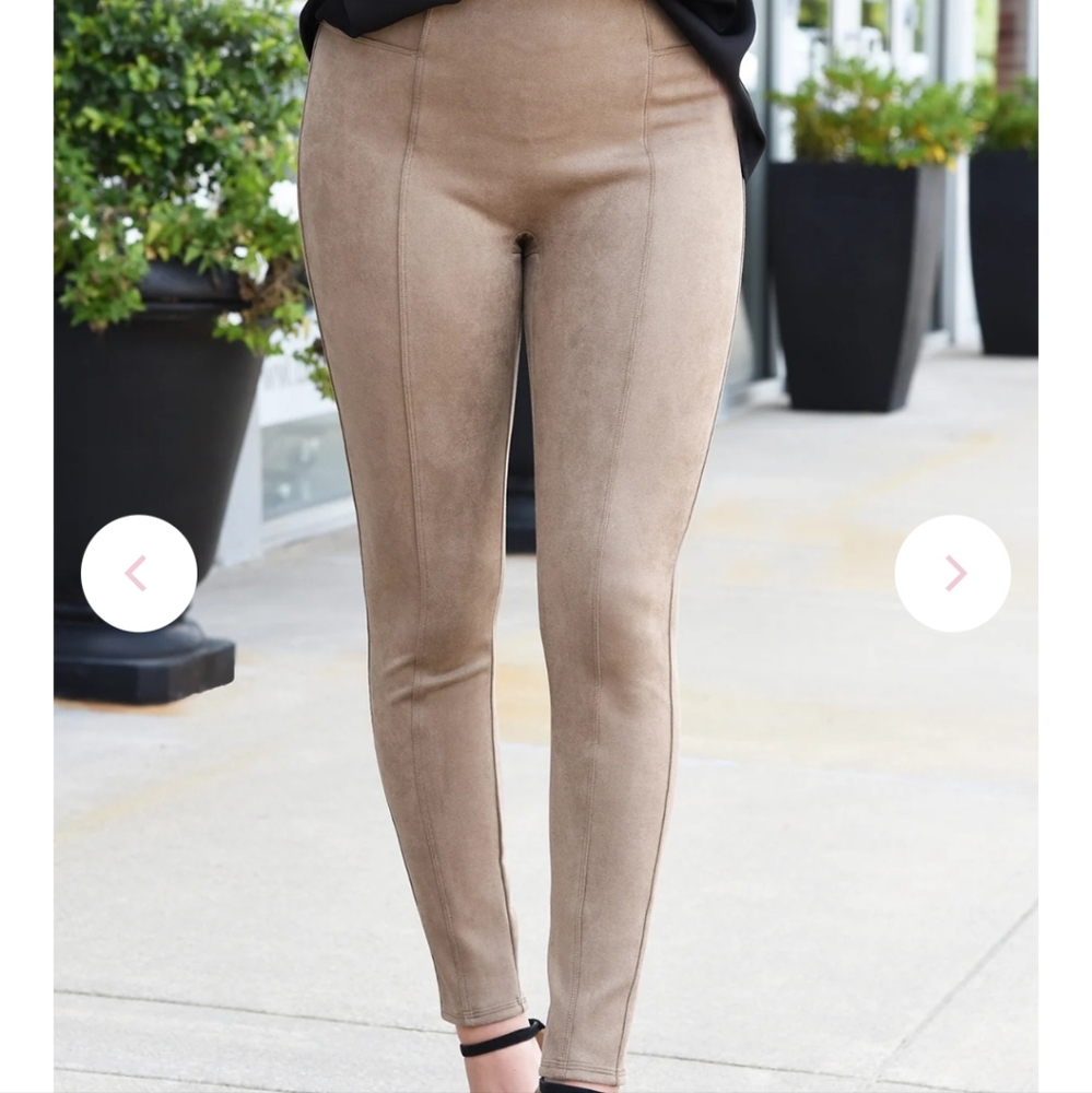 Spanx Faux Suede leggings  size S Petite